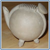 Teapot with wrapping spout.
